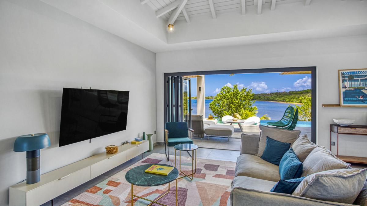12.Location Villa Enjoy Terres Basses Saint Martin - Salon